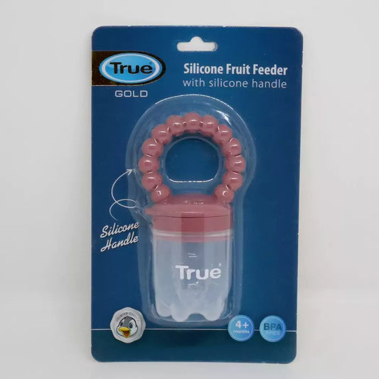 عضاضة فواكه سيليكون للأطفال من ترو وحلمة إضافية True