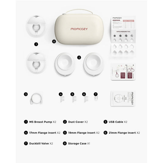 Momcozy M5 Double Wearable Breast Pump