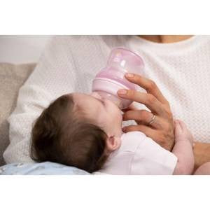 Chicco Natural Feeling Baby Bottle Pink Color 150ml 0m+
