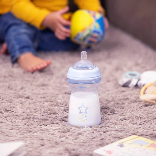 Chicco Natural Feeling Bottle Fast Flow Blue 330ml 6m+