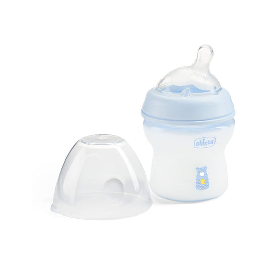 Chicco Natural Feeling Baby Bottle Blue Color 150ml 0m+