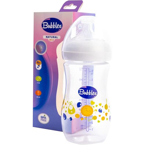 Bubbles Natural Baby Bottle 280ml WT