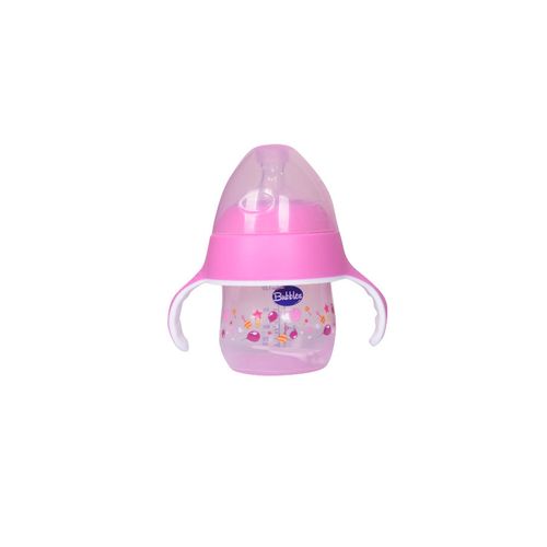 Bubbles Natural Feeding Bottle 150ml With Hand