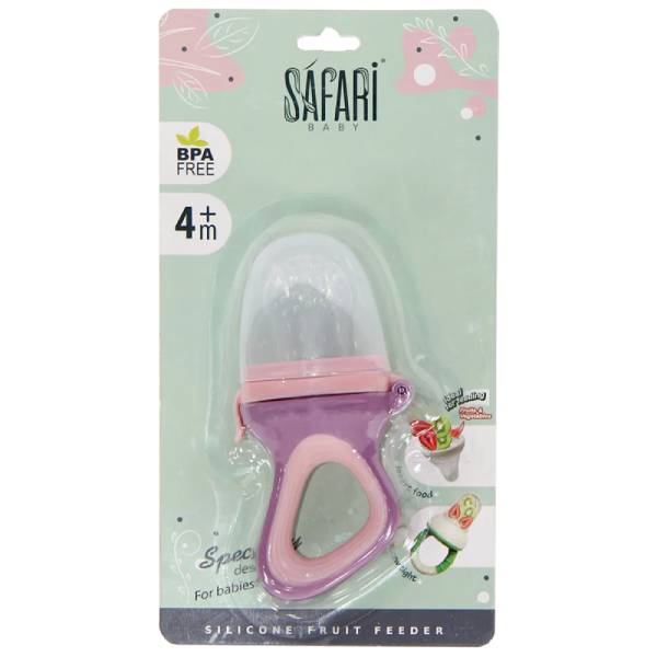 SAFARI BABY SILICONE FRUIT FEEDER, 4M+