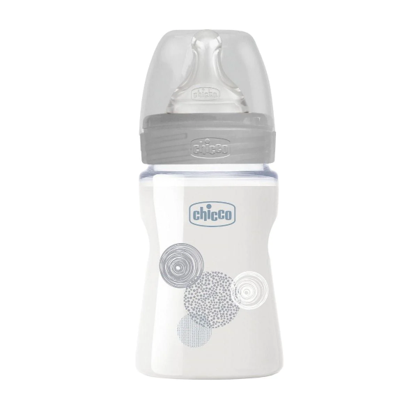 CHICCO WELL-BEING 150 ml GLASS BOTTLE زجاج