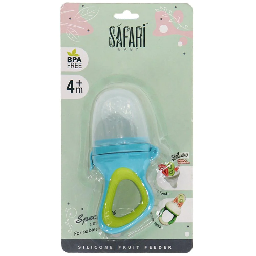SAFARI BABY SILICONE FRUIT FEEDER, 4M+