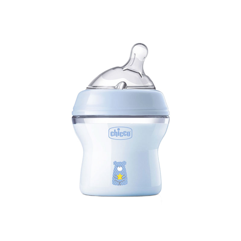 Chicco Natural Feeling Baby Bottle Blue Color 150ml 0m+