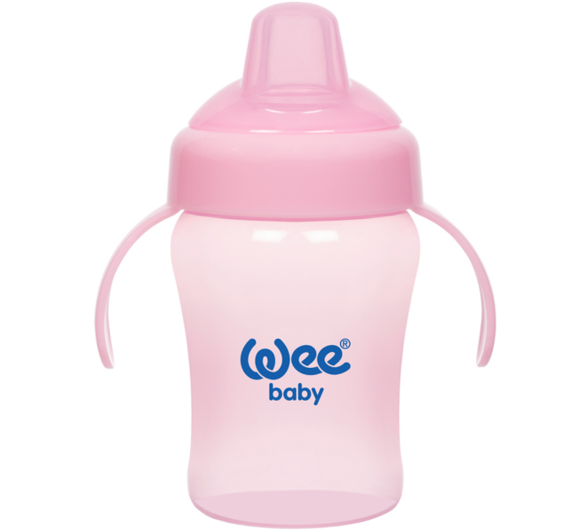 Wee Baby Colorful Non-Spill Cup with Grip 240 ml
