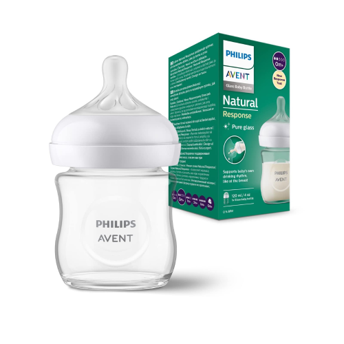Avent Natural Bottle Glass Response (0M+) 120ml
