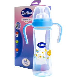 Bubbles Classic feeding bottle with hand