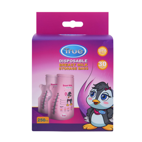 True Breastmilk sterilized Storage bags 30pcs 250ml