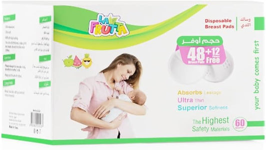 La Frutta Breastfeeding Pads - 60 Pieces