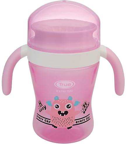 كوب شرب 360 درجة مع مقابض، مانع للتسرب