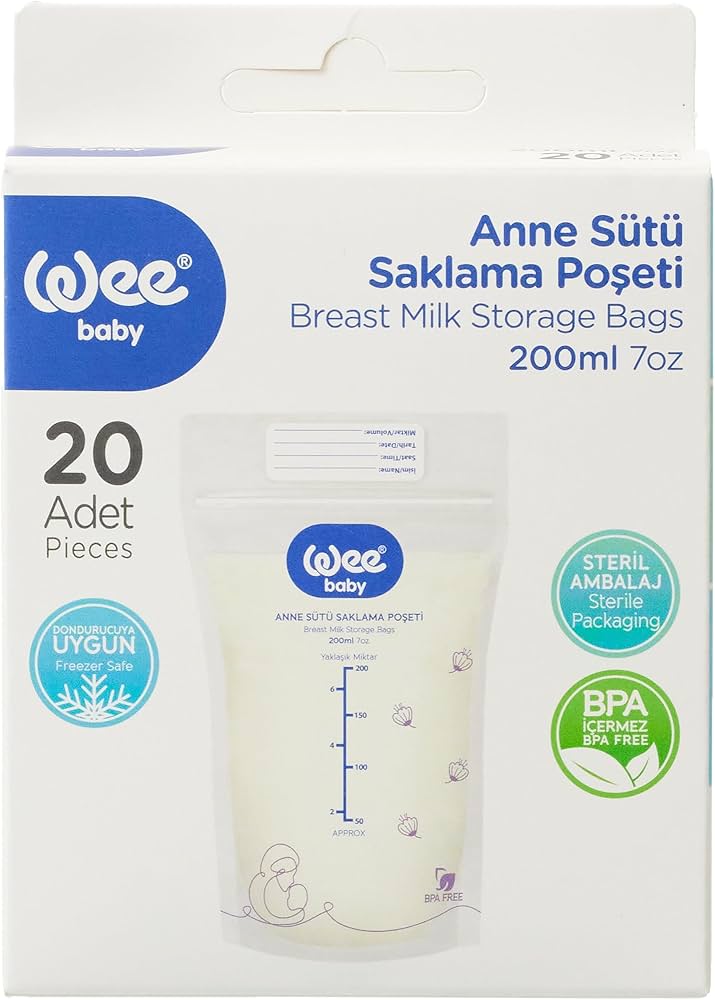 Wee Baby Breast Milk Storage Bags 20 bags 200ml