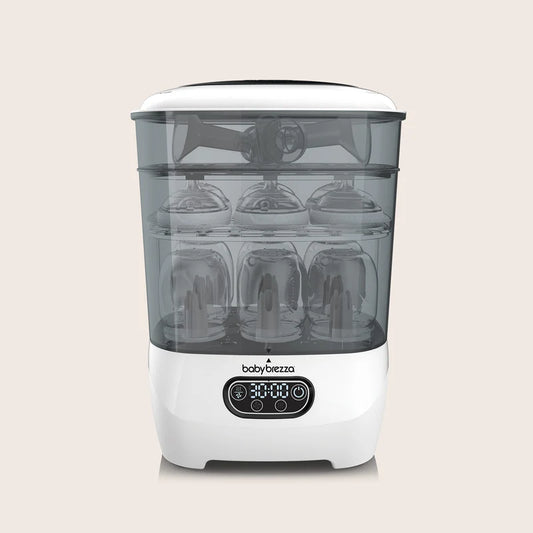 Baby Brezza One Step Sterilizer Dryer Advanced for baby bottles and breast pump accessories