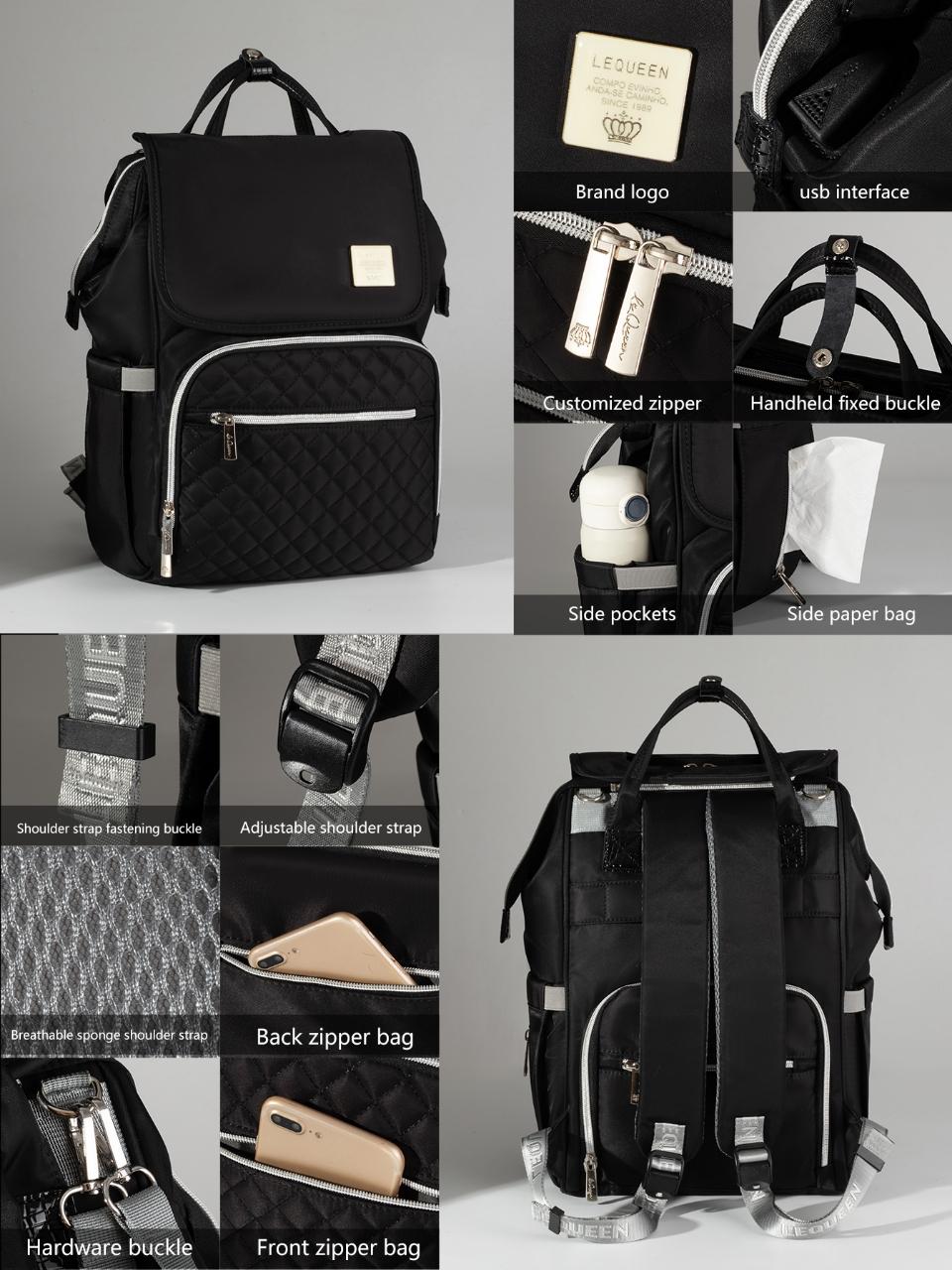 Lequeen 7TH plus Special Edition Soft Waterproof Original mommy bag