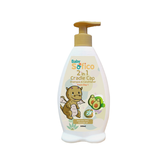 SOFICO BABY SHAMPOO & CONDITIONER 2IN1 CRADLE CAP 300ML