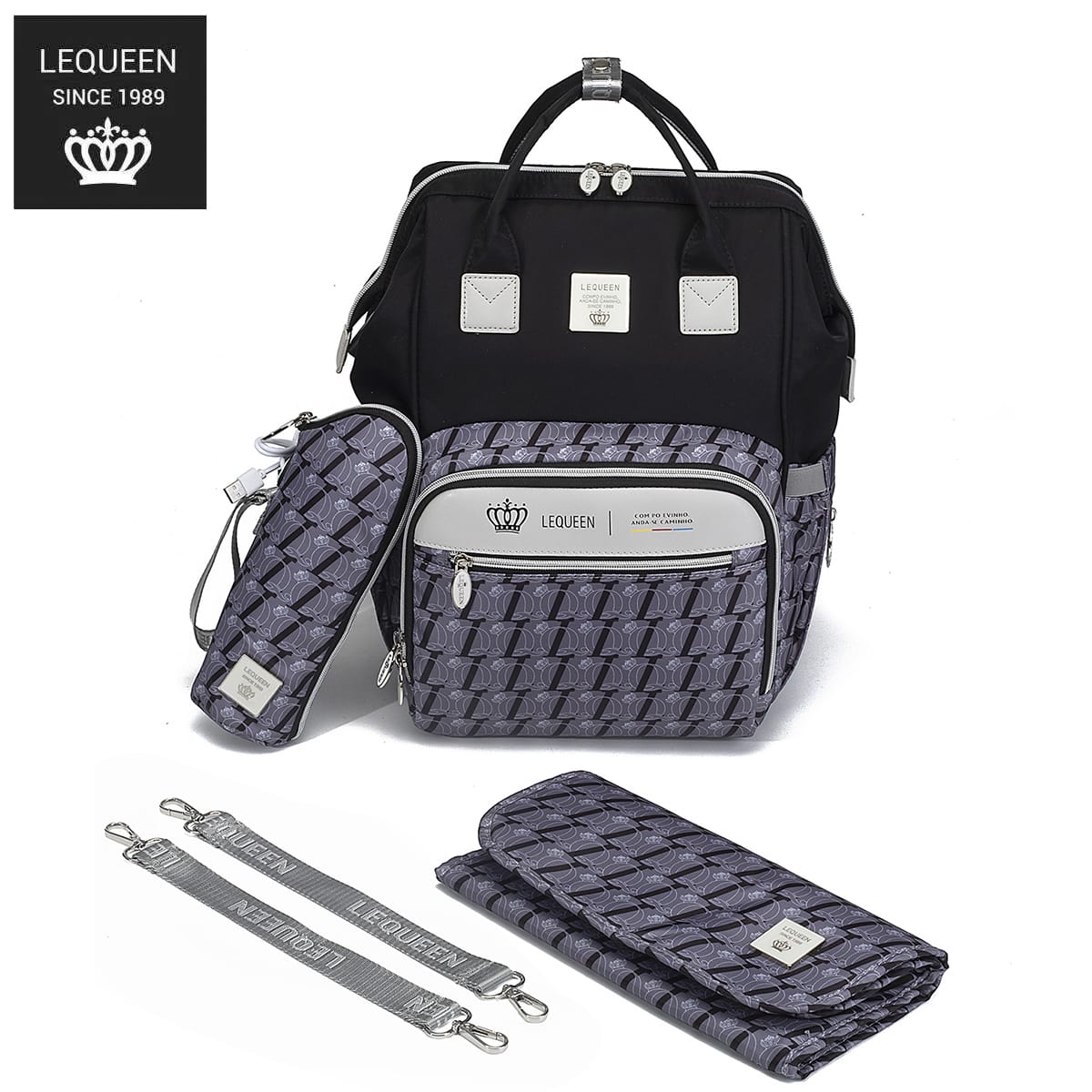 Lequeen Diamond 8TH Special Edition Soft Waterproof Original Mommy Bag