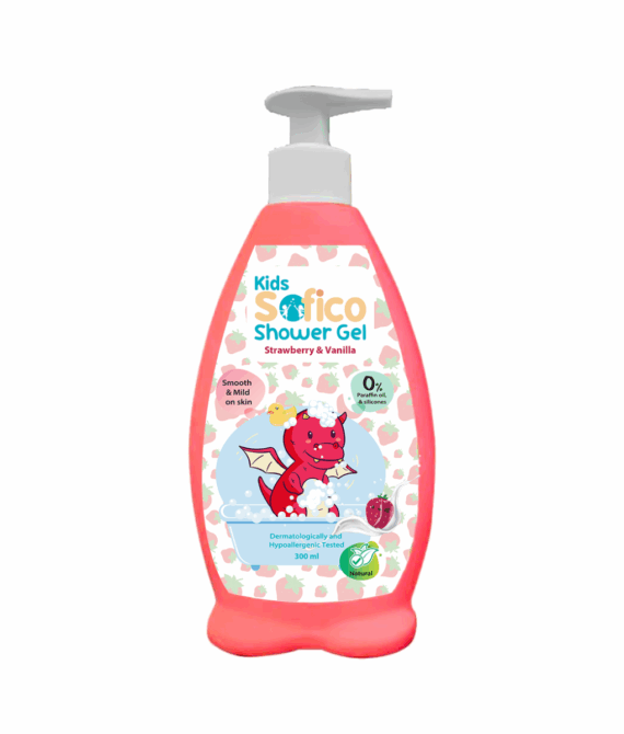 Sofico kids shower gel Strawberry & Vanilla 300 ml