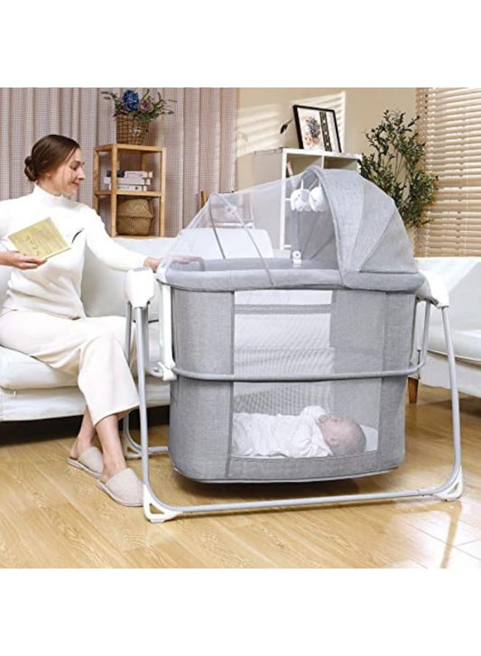 Electric Baby Bassinet & Crib Sleeper with Swing