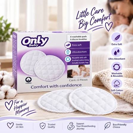 Only Baby Washable Breast Pads