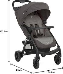 Joie Muze Travel System Coal Baby Stroller and Car Seat - Black