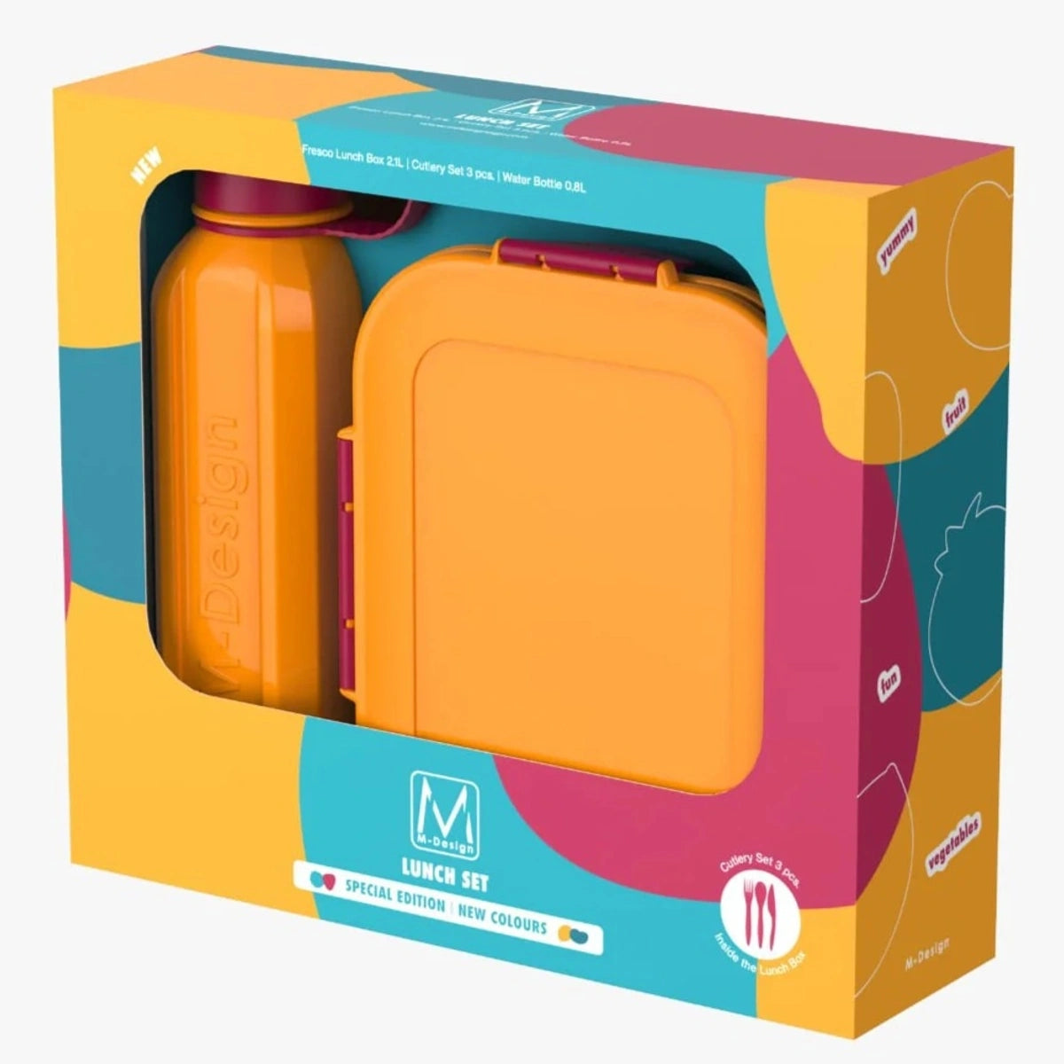 2.1 Lunch Set + Free Notebook & Stickers