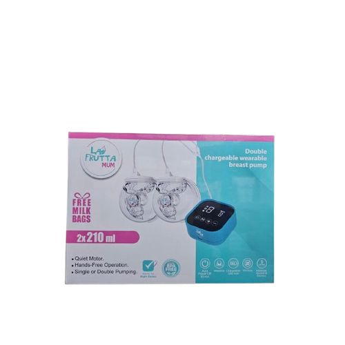 La Frutta Double chargeable wearable breast pump