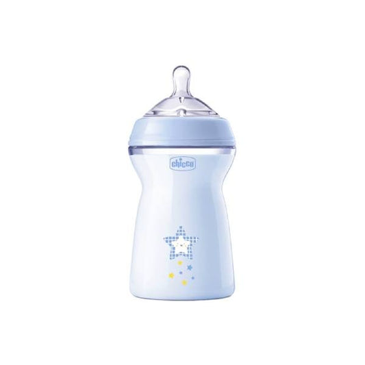 Chicco Natural Feeling Bottle Fast Flow Blue 330ml 6m+