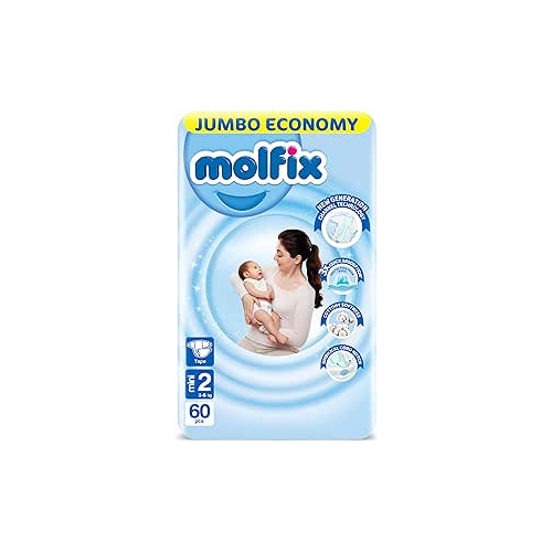 Molfix Diapers SIZE 2 - Jumbo Economy Pack 60