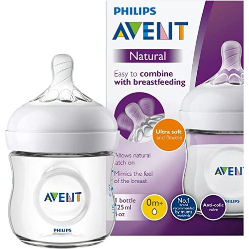 Philips Avent Natural Baby Bottle Newborn 0m+ - 125ml