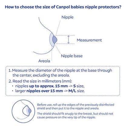 Canpol babies EasyStart Silicone Nipple Protectors M/L 2 pcs