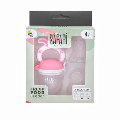 SAFARI BABY FRESH FOOD FEEDER WITH 3 SACK SIZES