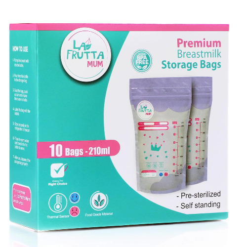 La Frutta Premium Breastmilk Storage Bags 10 210ml