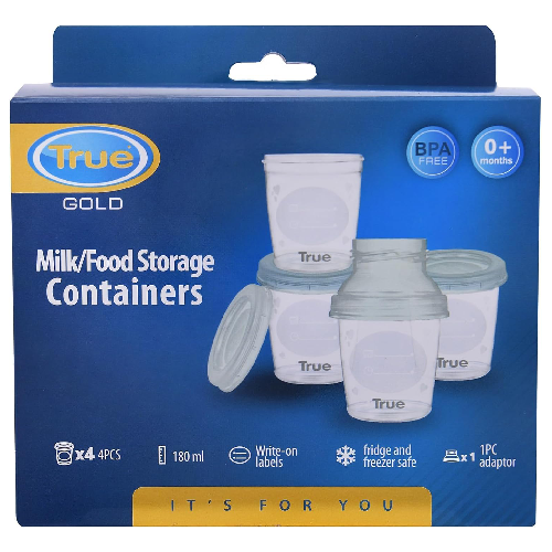 True Terpenes Gold Milk & Food containers 4PCS 180 ml