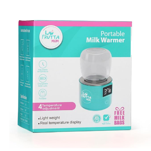La Frutta Digital Battery Milk Warmer + Free Milk Bags