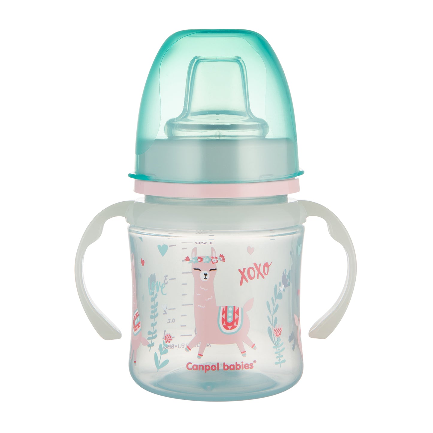 Canpol babies Training Cup with Glowing Handles PP EasyStart Exotic Anima