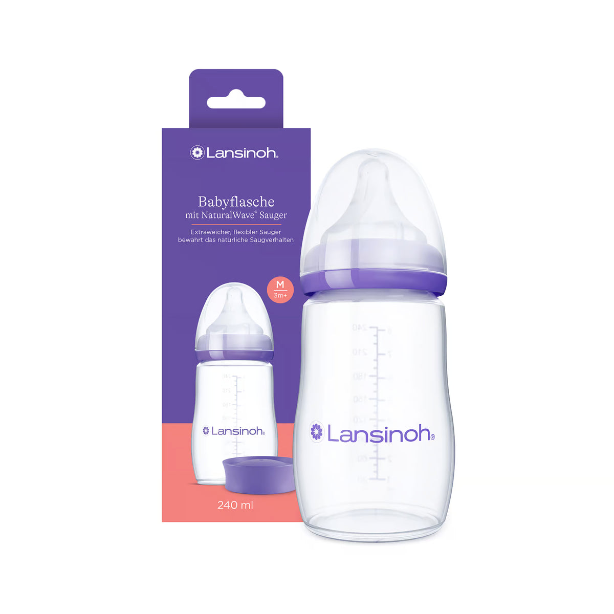 Lansinoh Babyflasche NaturalWave