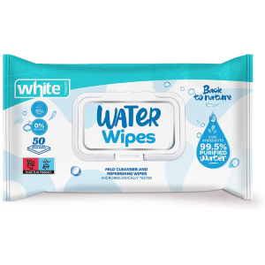 White water wipes 50 Piece