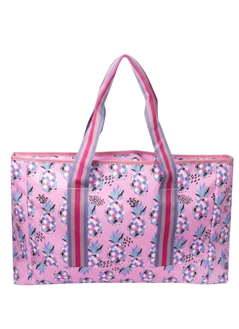 Swirls and Flamingos Double Face Tote Bag