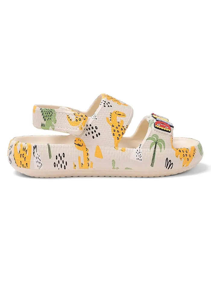 Khaki Dino Kids Sandal