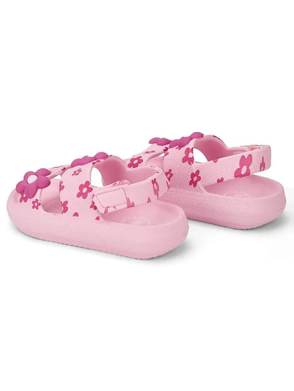Pink Flowers Kids Sandal