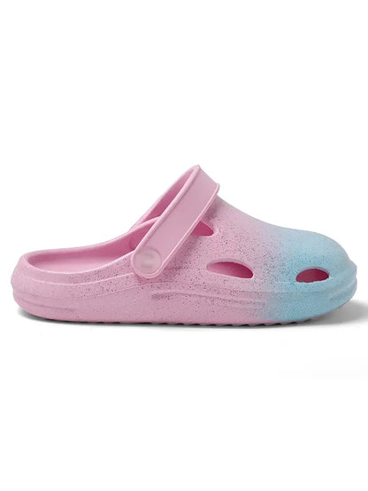 Glitter Peach & Lilac Clog