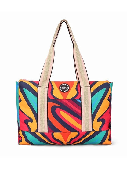 Swirls and Flamingos Double Face Tote Bag