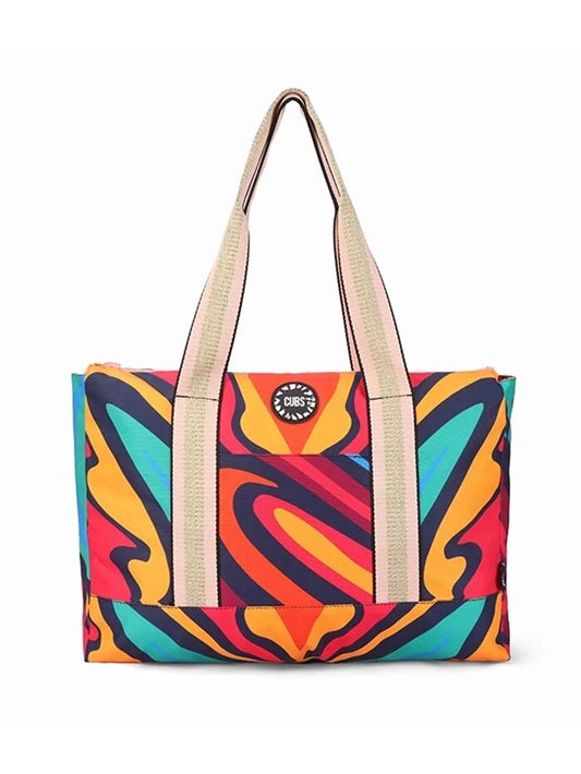 Swirls and Flamingos Double Face Tote Bag
