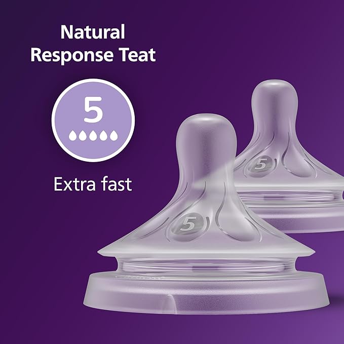 Philips Avent Natural Response Nipple Flow 5 6M+ 2 Ct.