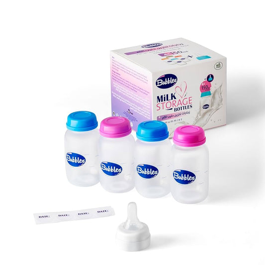زجاجات تخزين حليب الثدي من بابلز