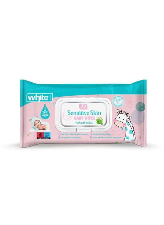 Baby Wipes For Sensitive Skin 72- Piece