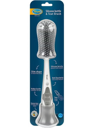 True Gold Silicone Bottle and Teat Brush