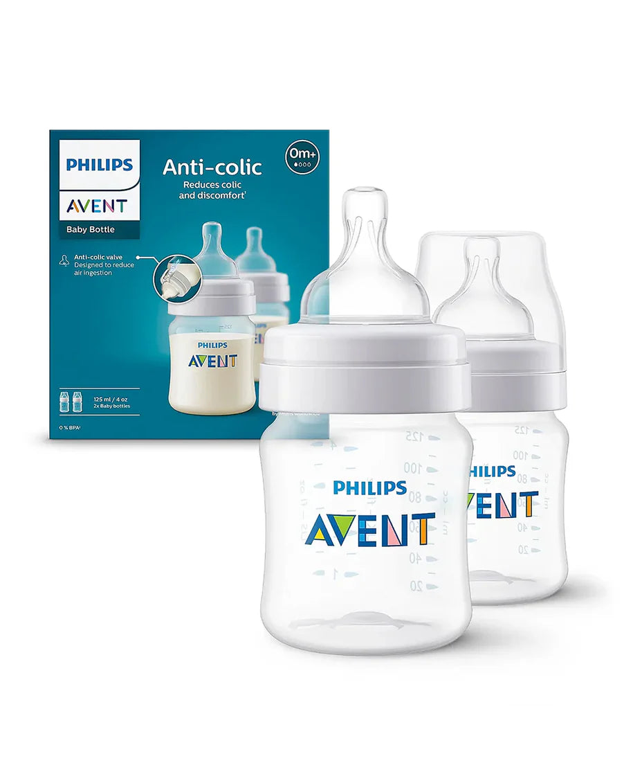 Philips Avent Anti-colic baby Bottle - (0M+) 125ml- 2 Pack